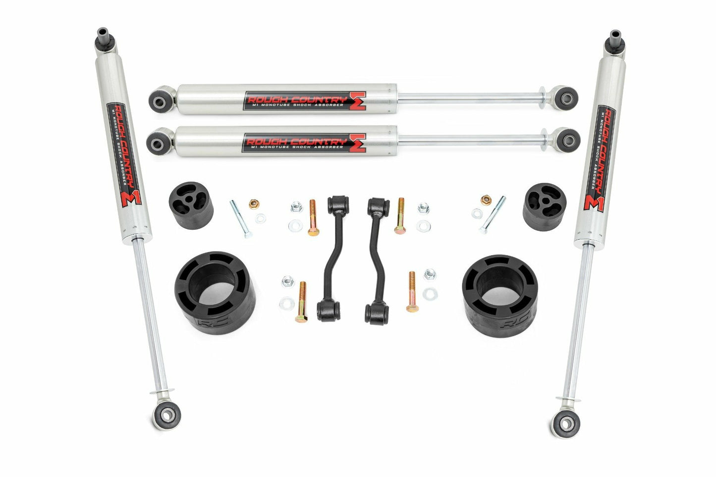 Fits Jeep Gladiator JT 4WD (2020-2023) 2.5 Inch Leveling Kit; Spacers; M1; 63440