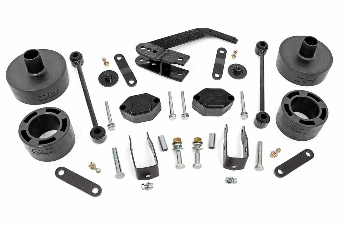 Fits Jeep Wrangler JK (07-18) 2.5" Lift Kit; Spacers; Series II; 635