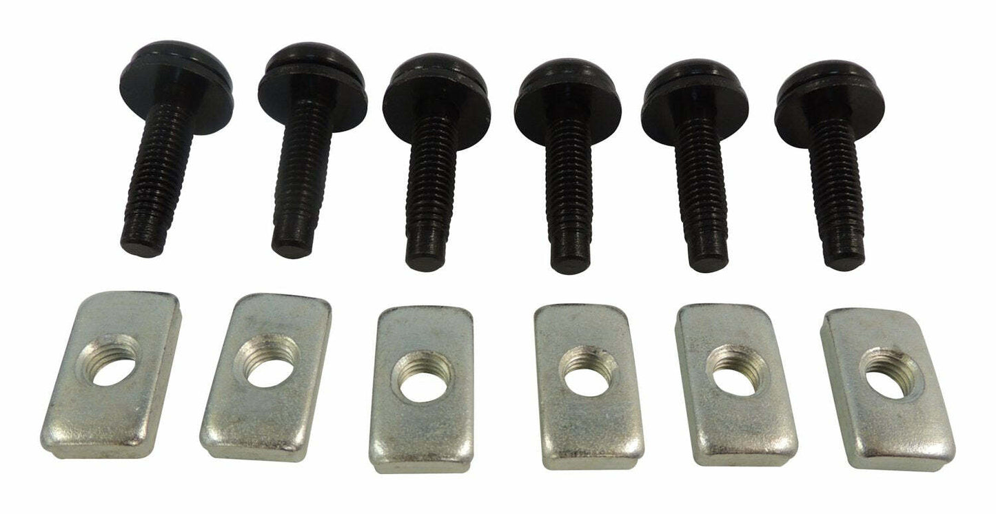 Crown Automotive - Metal Black Hard Top Hardware Kit - 6506825K6