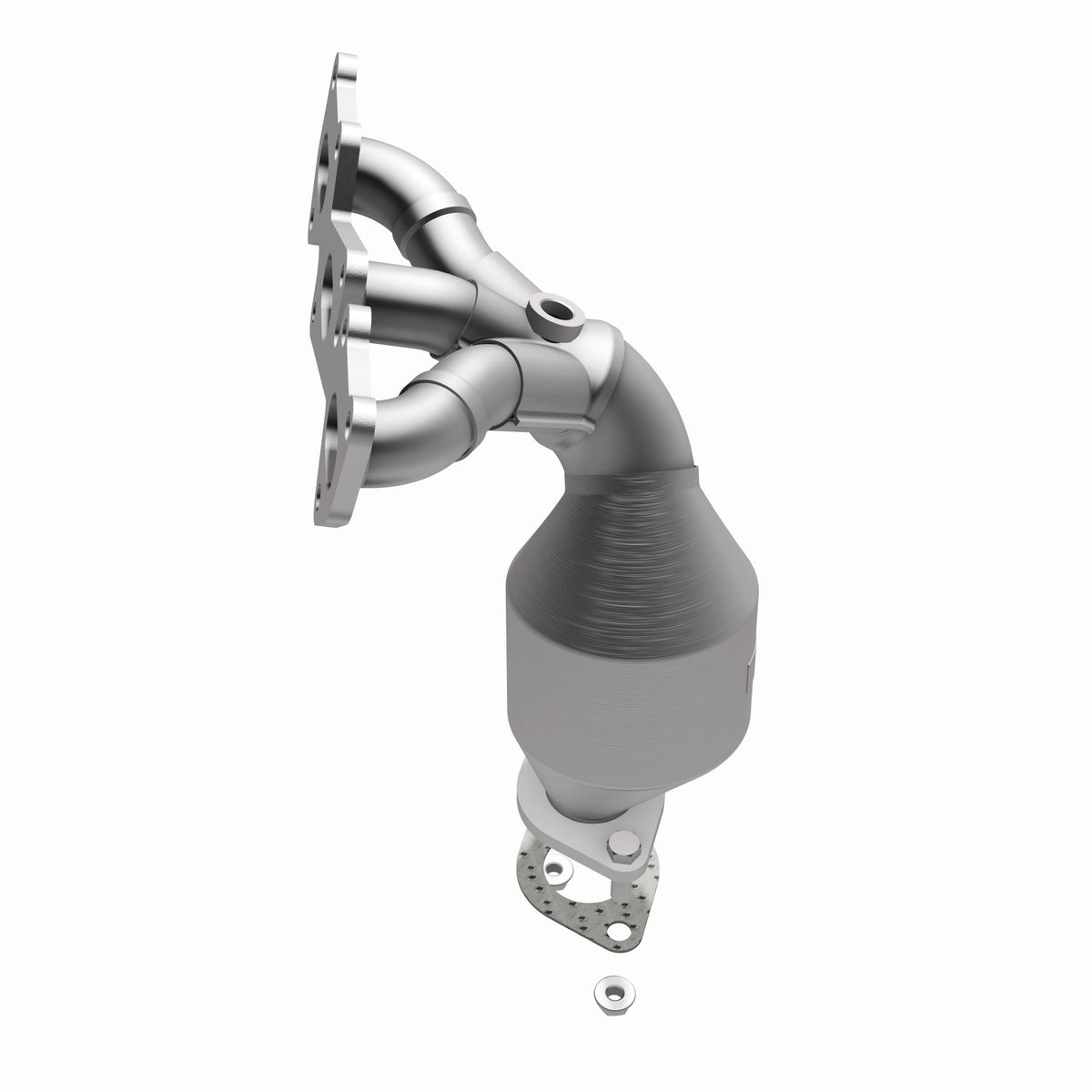 Catalytic Converter with Integrated Exhaust Manifold for HM Grade Federal / EPA Compliant Direct-Fit Manifold Catalytic
