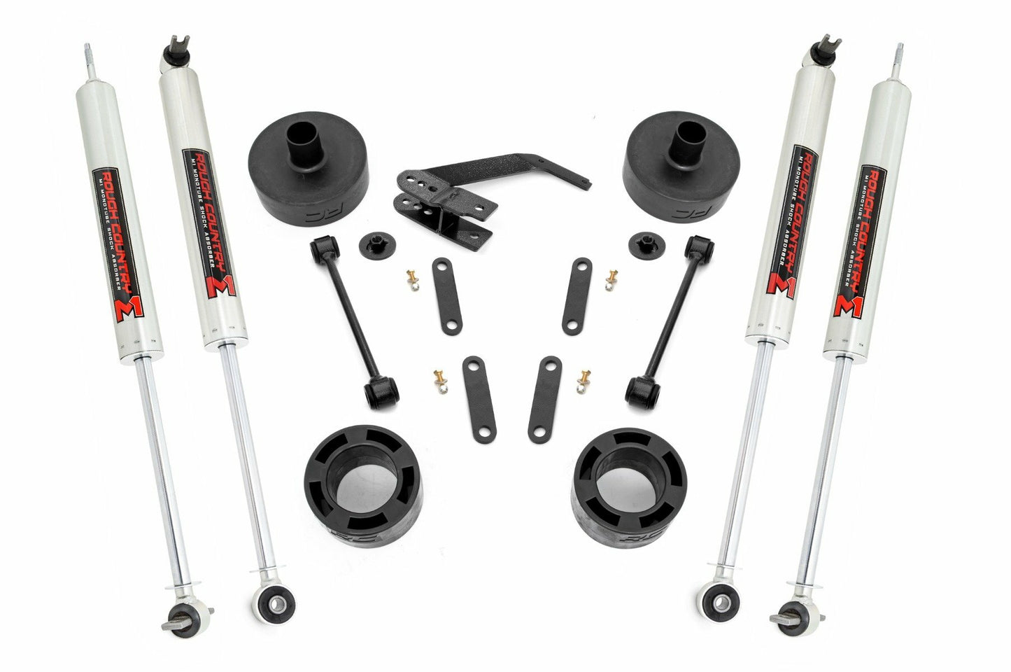 Fits Jeep Wrangler JK (07-18) 2.5" Lift Kit; Spacers; M1; 65740