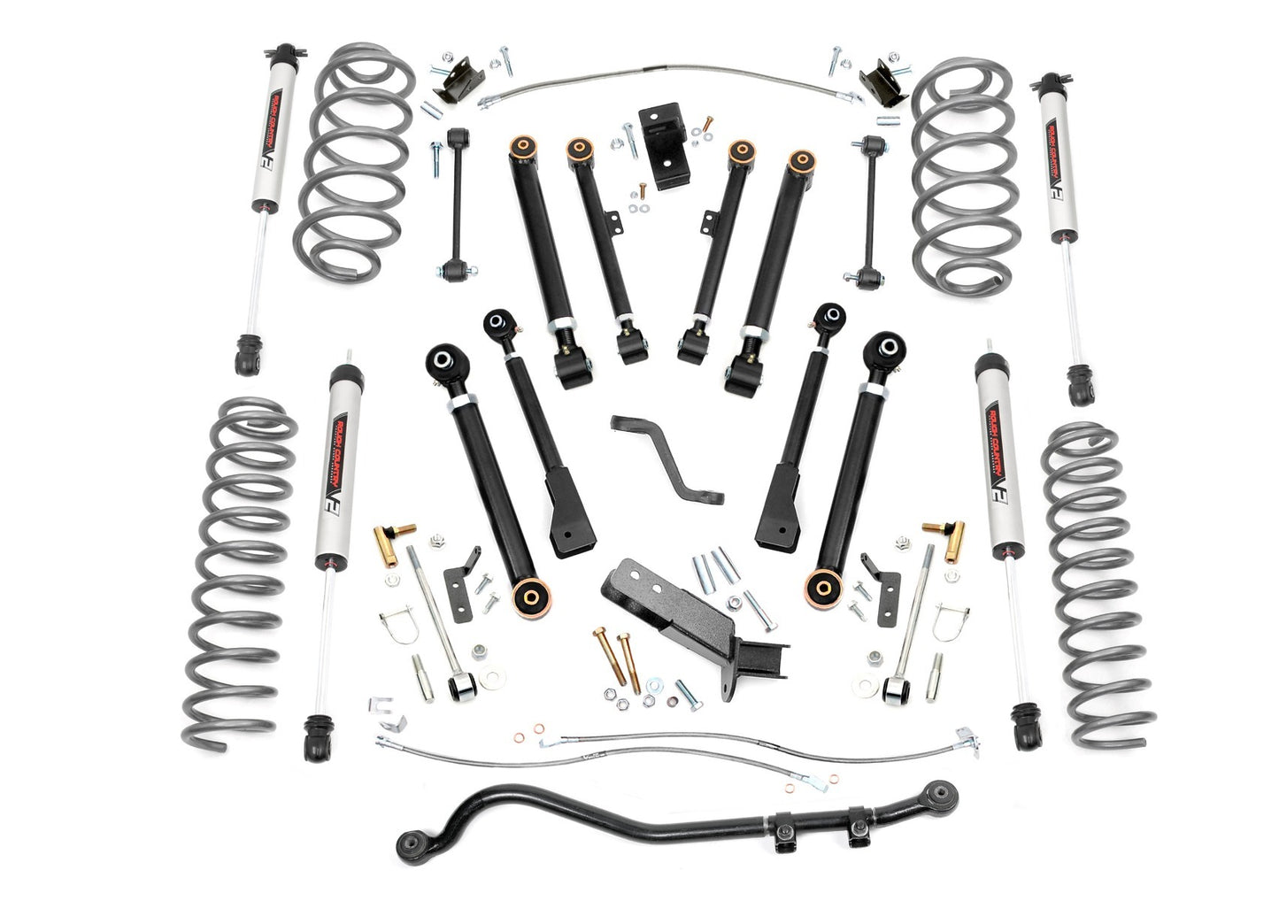 Rough Country 6 Inch Lift Kit - X-Series - V2 - Jeep Wrangler TJ (97-06)/Wrangler Unlimited (04-06) - 66270