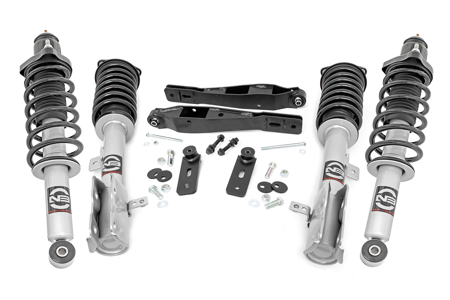 Fits Jeep Compass 4WD (2007-2016) 2 Inch Lift Kit; N3 Struts; 66532