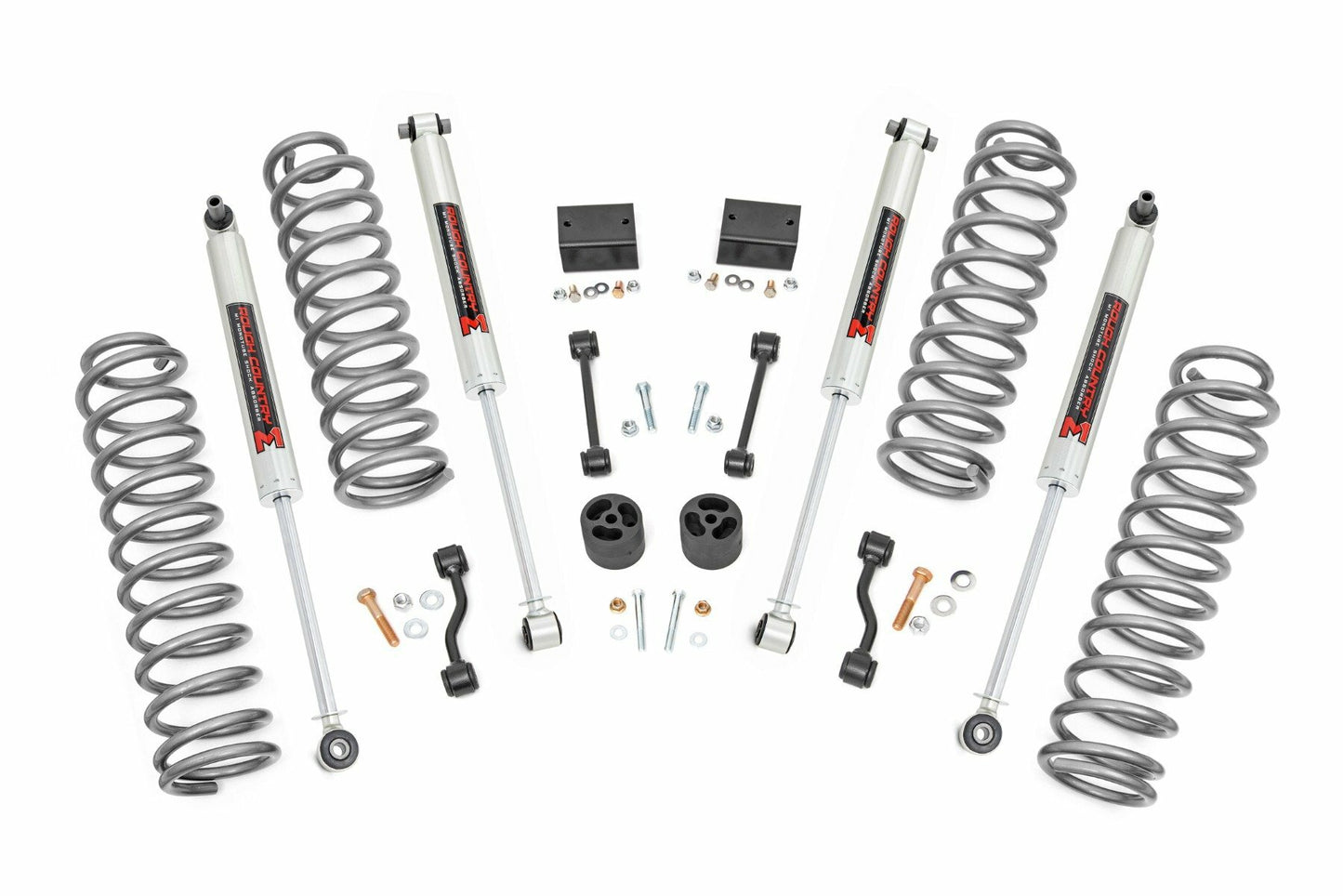 Fits Jeep Wrangler Unlimited 4WD (2018-2023) 2.5 Inch Lift Kit; Coils; M1; 66640