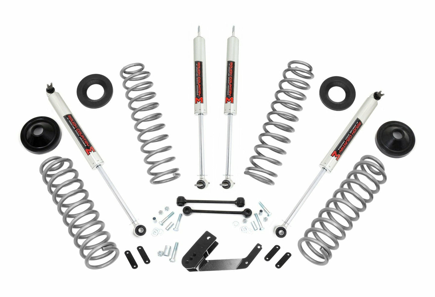 Fits Jeep Wrangler Unlimited 2WD/4WD (2007-2018) 3.25 Inch Lift Kit; M1; 66940