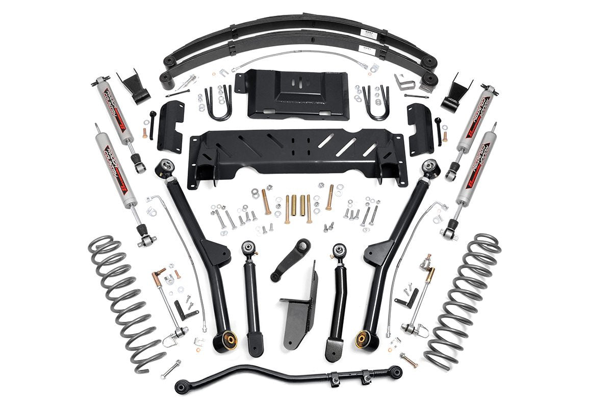 Fits Jeep Cherokee XJ 4WD (1984-2001) 6.5 Inch Lift Kit; Long Arm; NP231; 67222