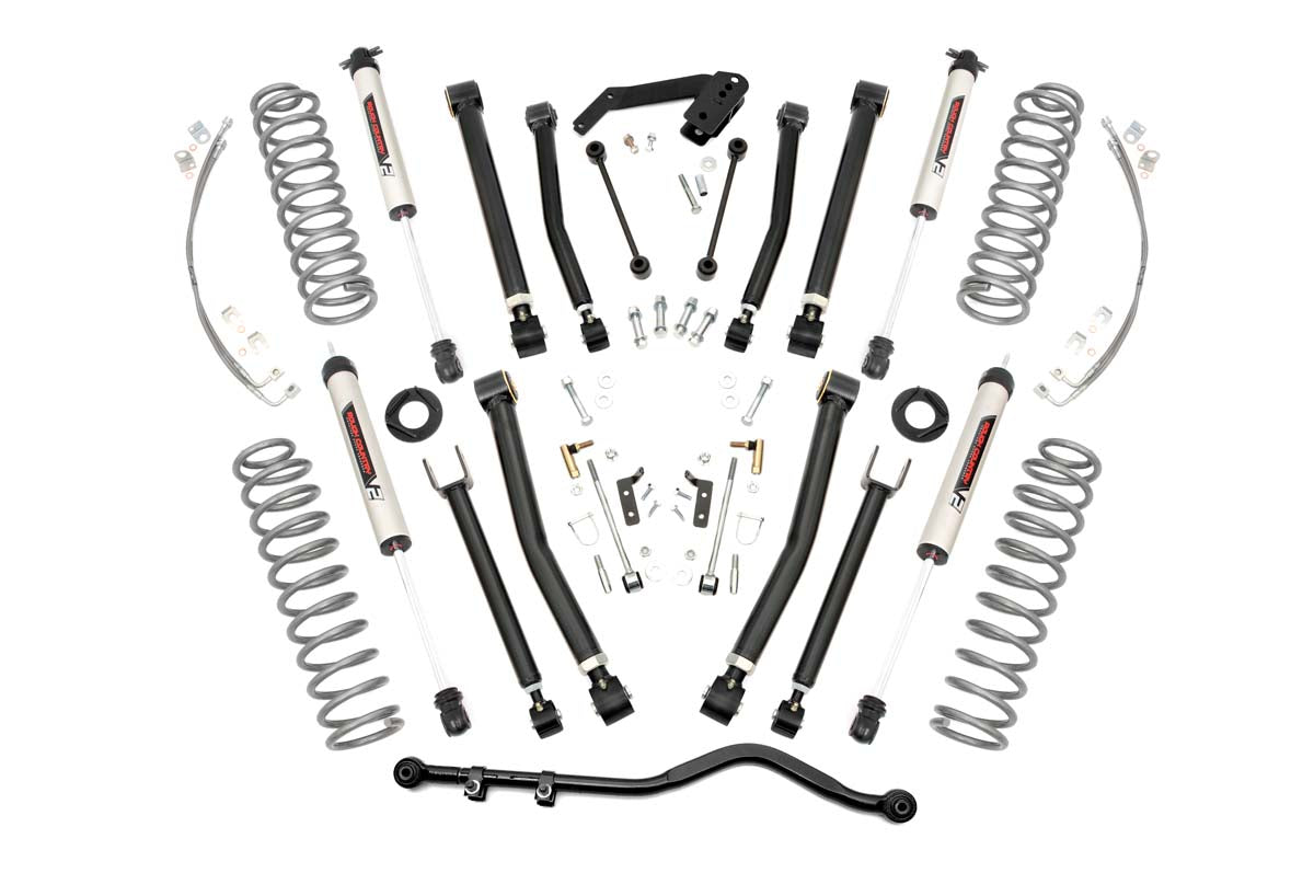 Fits Jeep Wrangler JK 4WD (2007-2018) 4 Inch Lift Kit; X-Series; V2; 67370