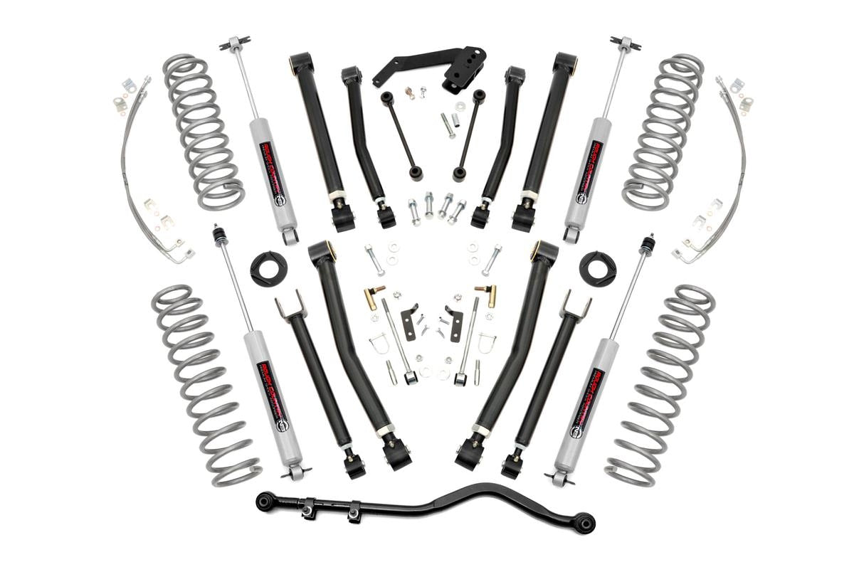Fits Jeep Wrangler Unlimited 2WD/4WD (2007-2018) 4" Lift Kit; X-Series; 67430