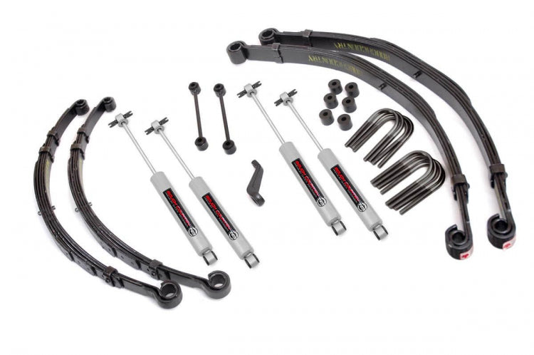 Fits Jeep CJ 5 4WD (1982-1983) 4 Inch Lift Kit; 67530