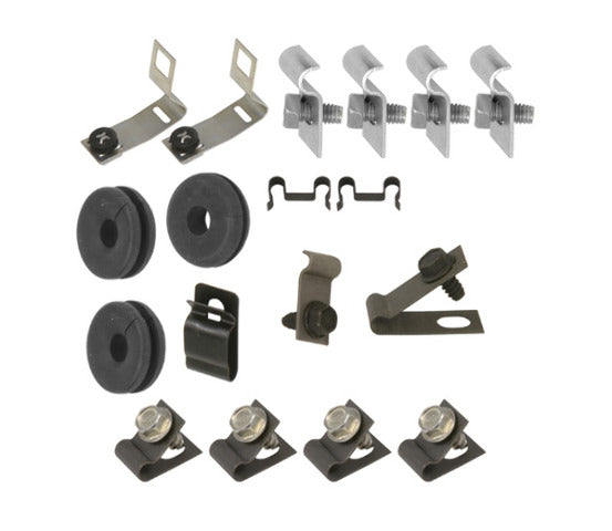 Fits 67 Mustang; 8 cylinder, 1pc Line; Clip Kit-67Z-BF81