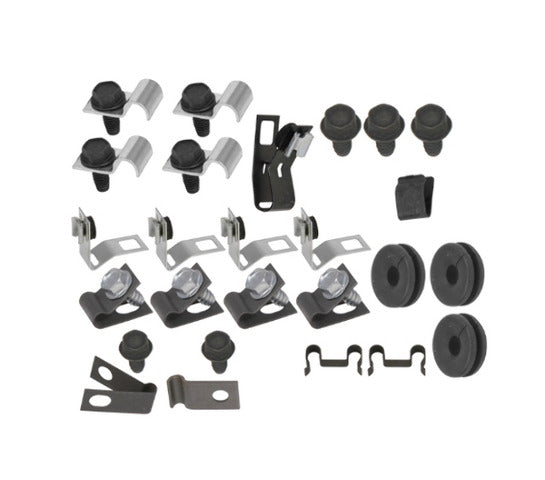 Fits 67 Mustang; 8 cylinder, Hardtop, 2pc Line; Clip Kit-67Z-BF82H