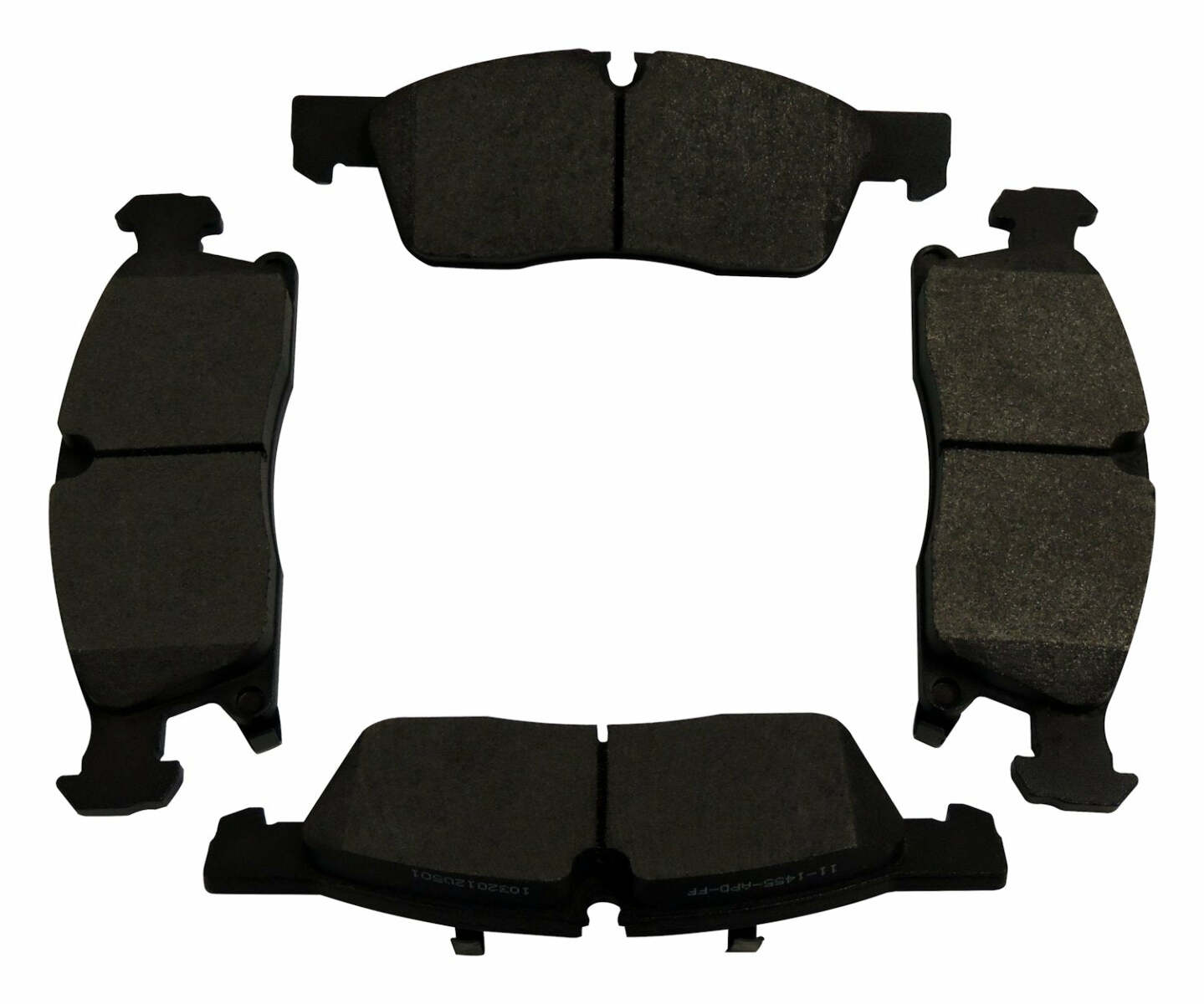Crown Automotive - Semi-Metallic Gray Brake Pad Set - 68052370AA