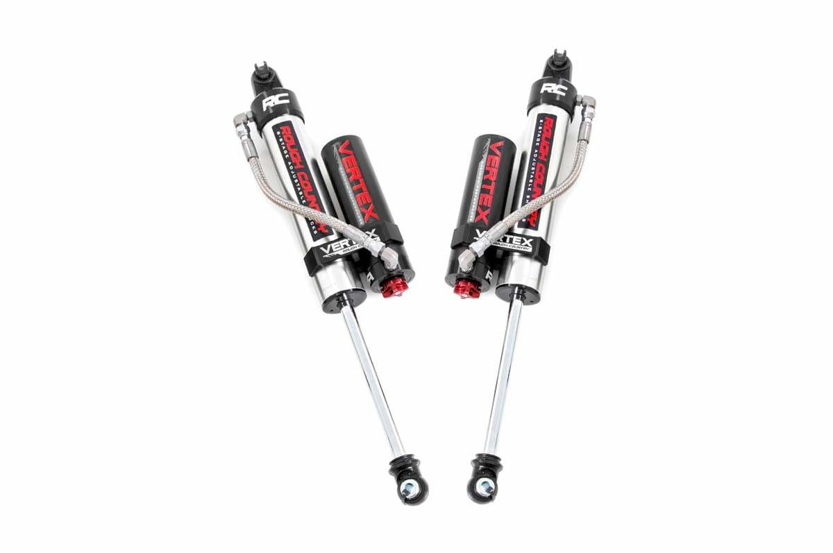 Fits Jeep Wrangler JK (07-18) Vertex 2.5 Adjustable Rear Shocks; 3-5"; 699015