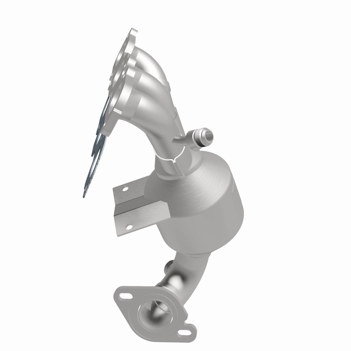 Catalytic Converter with Integrated Exhaust Manifold for HM Grade Federal / EPA Compliant Direct-Fit Manifold Catalytic