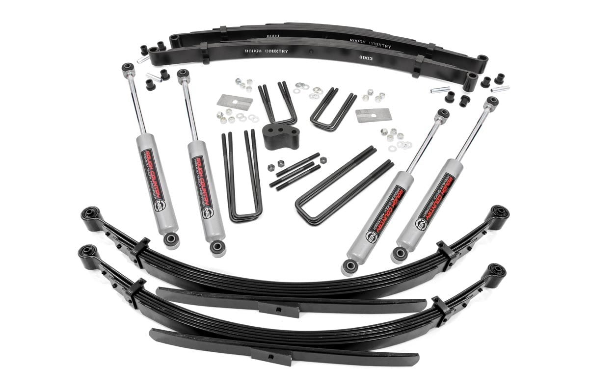 1977-1993 Dodge W150 4 Inch Lift Kit - Rear Springs - Dodge W100 Truck (86-89)/W200 Truck (78-80) - 340.2