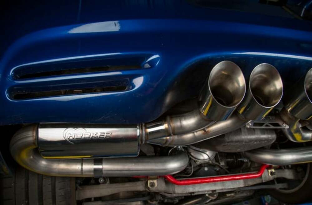 Fits 1997-2004 Chevrolet Corvette; Axle-Back Exhaust System - 70401343-RHKR