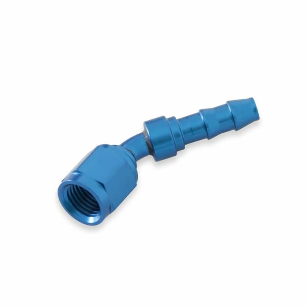 Earls Super Stock™ 45 Degree -4 Female to 1/4 Barb - 704645ERL