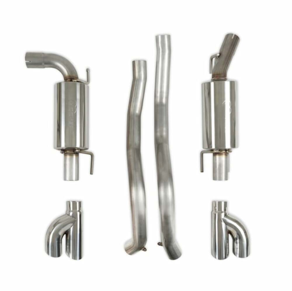 Fits 1998-2002 Chevrolet Camaro; Cat-Back Dual Exhaust System - 70501432-RHKR