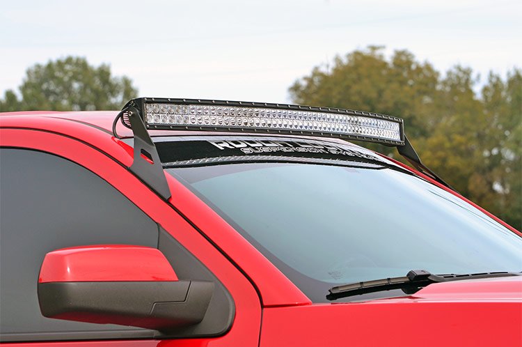 Fits Chevy Tahoe/Yukon(15-20) LED Light Mount Upper Windshield 54" Curved 70514B