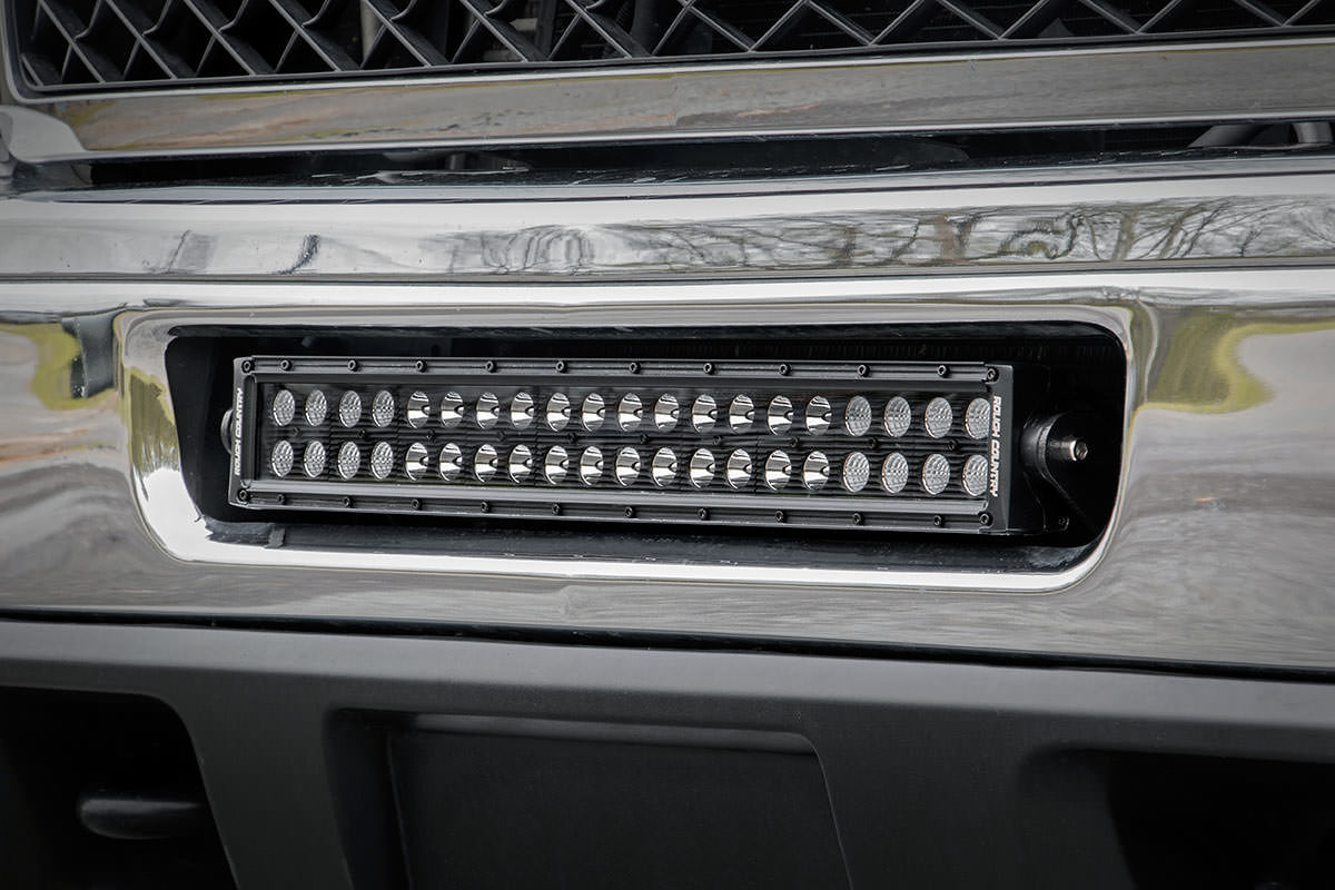 Fits Chevy Silverado 2500 HD 4WD (2011-2014) LED Light Mount; Bumper; 20"; 70522