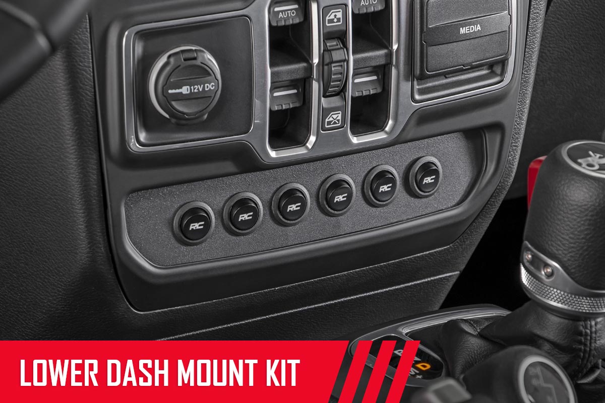 Fits Jeep Wrangler JL (18-24) MLC-6; Muliple Light Controller; Lower Dash; 70964