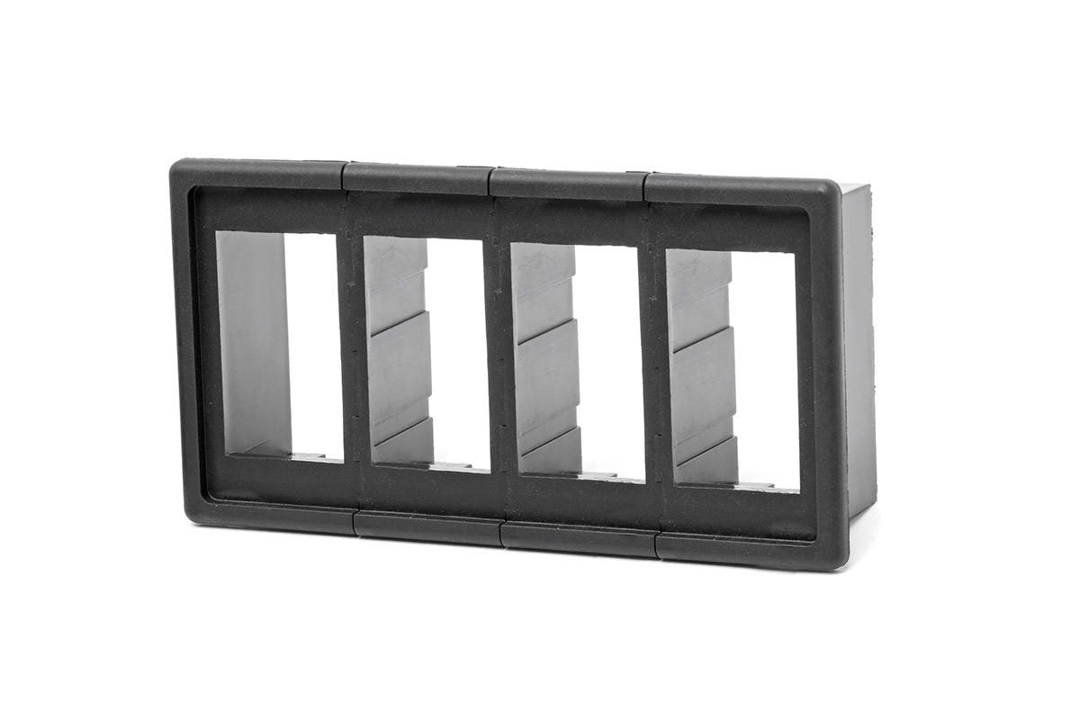 Auxiliary Switch Bezel; Quad 709B-4