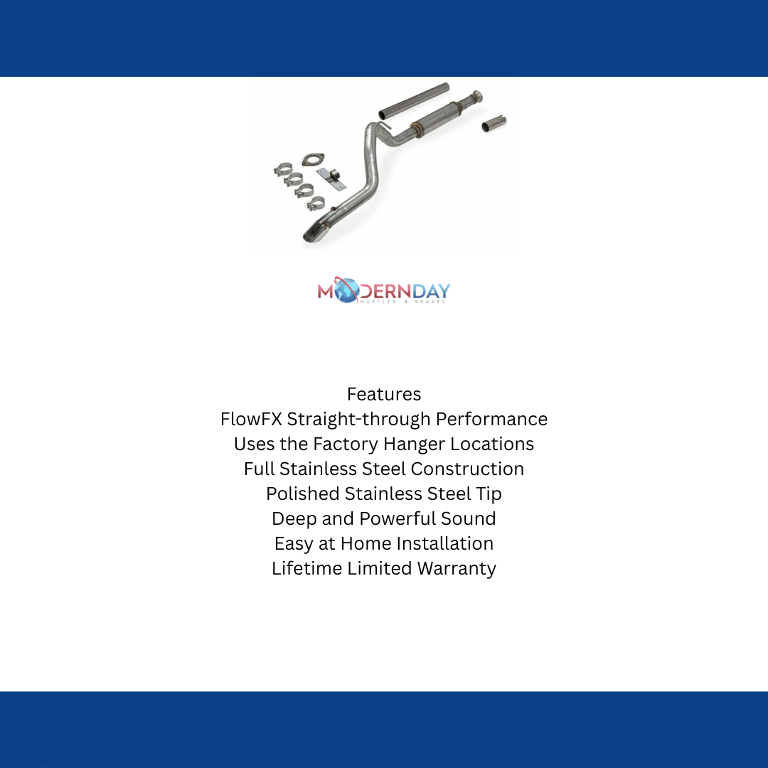 1986-2001 Jeep Cherokee XJ Cat-back Exhaust System Flowmaster FlowFX 717892