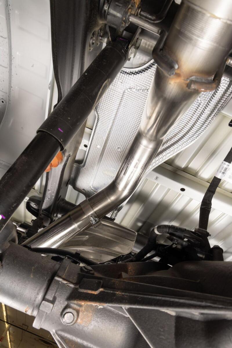 Fits 20-26 GM 2500HD/3500HD 6.6L Gas Eng FFX Cat-Back Single Exit Exhaust System