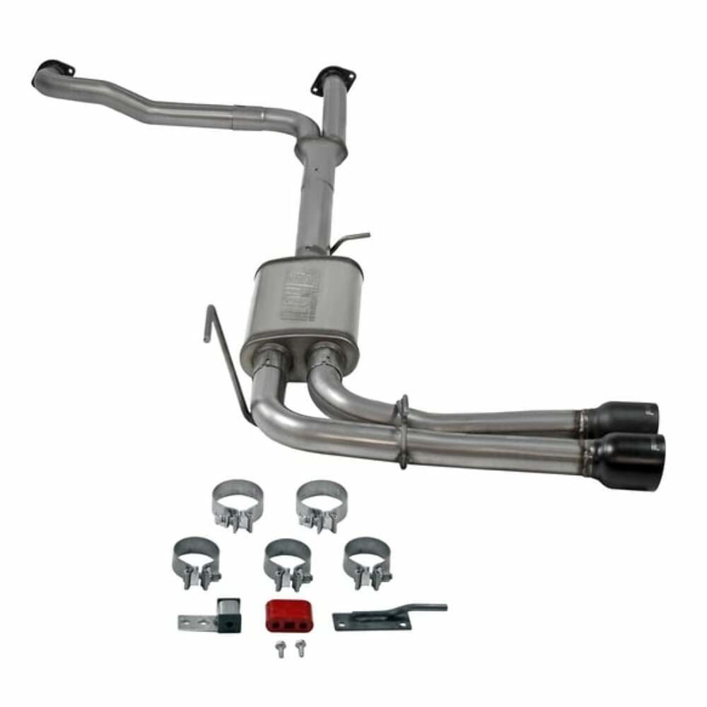Fits 2017-2023 Nissan Titan 5.6L, Dual Same Side Out Exit, Exhaust System-718105