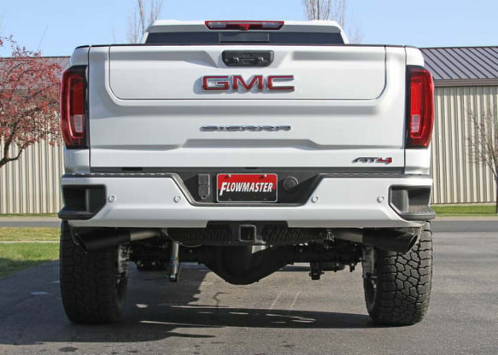 Fits 2020-22 Gm 2500Hd 6.6L Gas, Cat-Back, Dual Side Exit, Exhaust System-718111