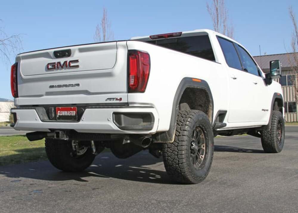 Fits 2020-22 Gm 2500Hd 6.6L Gas, Cat-Back, Dual Side Exit, Exhaust System-718111