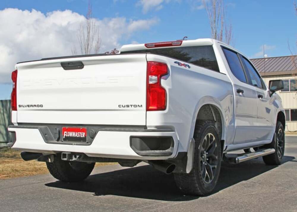 Fits 2019-2023 GM 1500 2.7L Dual Side Exit, Exhaust System 718114