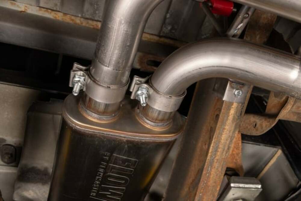 Fits 1996-1999 GM 1500 w/5.7L, Cat-Back, dual out same side exit, exhaust 718188
