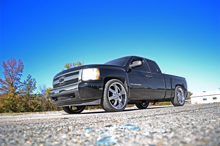 Fits Chevy/GMC 1500 (07-14) Lowering Kit; Knuckle; 2"FR; 4"RR; 721.2