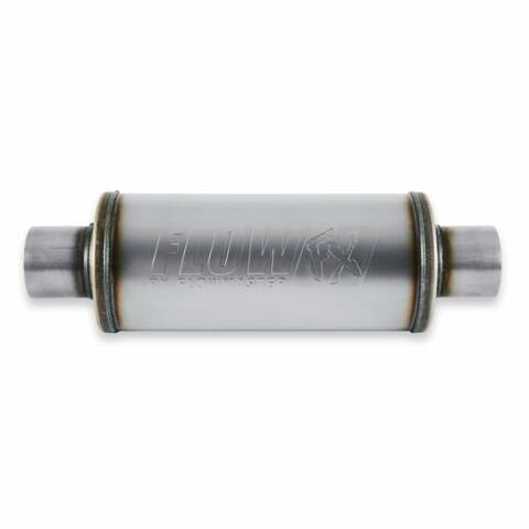 3.0 In/Out-6 Round Body-Moderate Sound; FlowFX Muffler; Flowmaster-72619