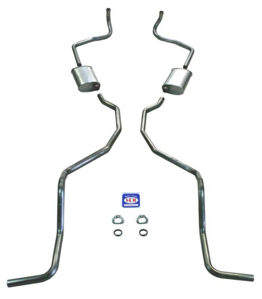 1960-1964 Chevrolet Impala Wagon Exhaust System Kit Small Block Steel 73026