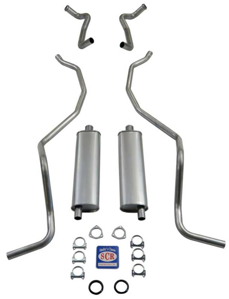 Fits 1962 - 1964 Chevrolet SW 327 with 2-1/2" Exhaust Hi-Perf. Exhaust System 73036