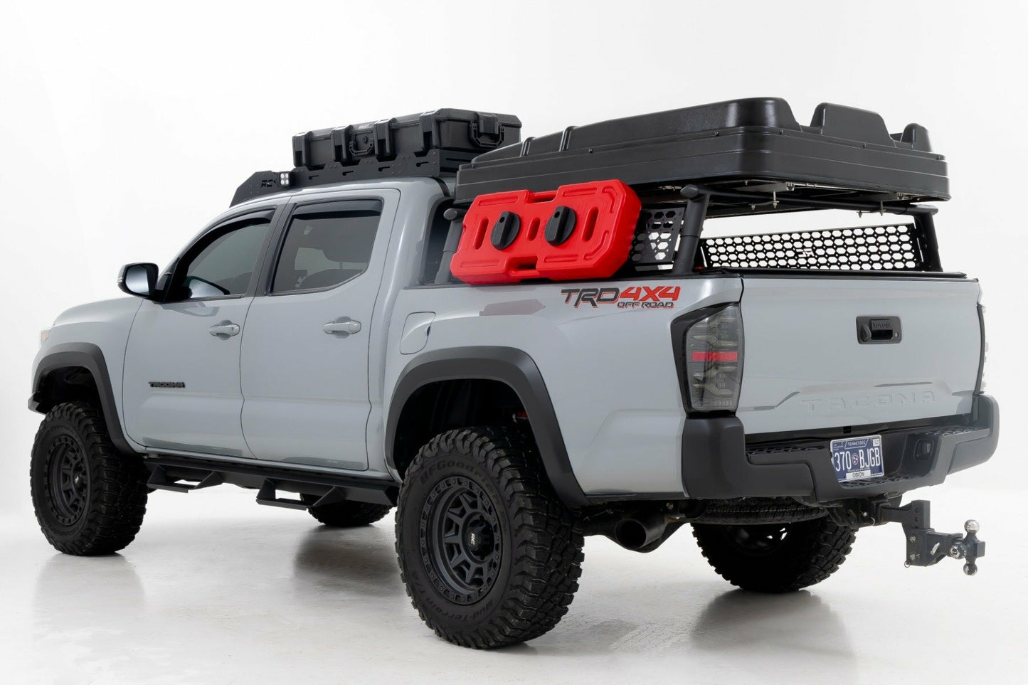 Fits Toyota Tacoma 2WD/4WD (2005-2023) Bed Rack; Half Rack; Aluminum; 73115