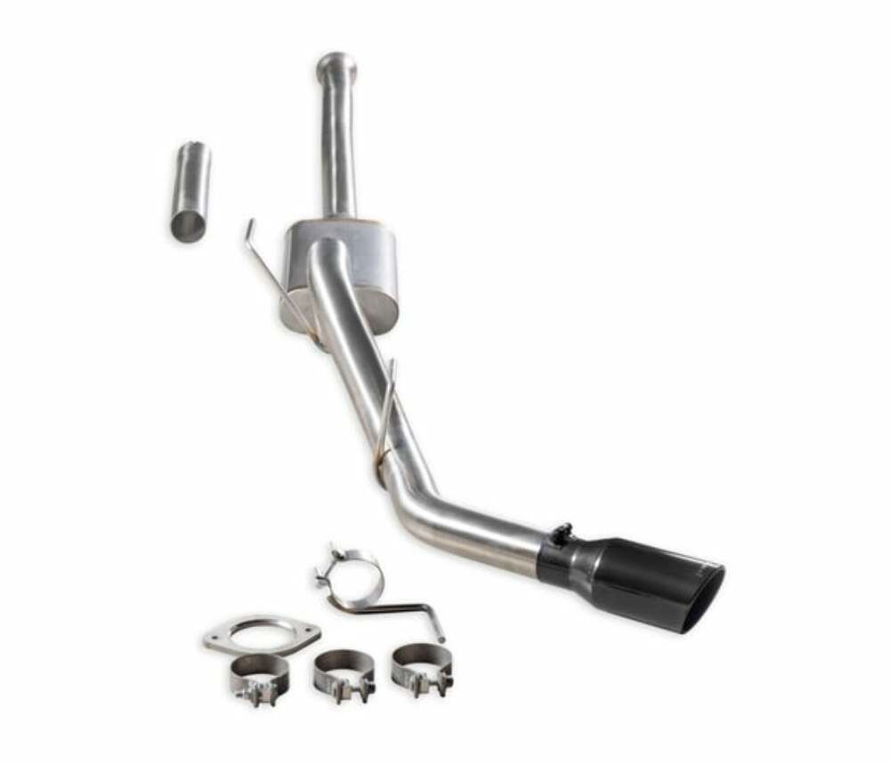 Fits 2021-2024 Ford F-150 2.7/3.5/5.0L, Cat-Back single exit exhaust 738115