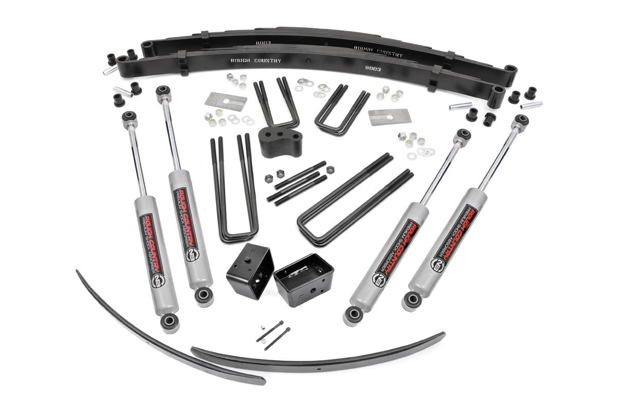 1991-1993 Dodge Ramcharger 4 Inch Lift Kit - Rear Blocks - Dodge/Plymouth Ramcharger (78-93)/Trailduster (78-81) - 325.2