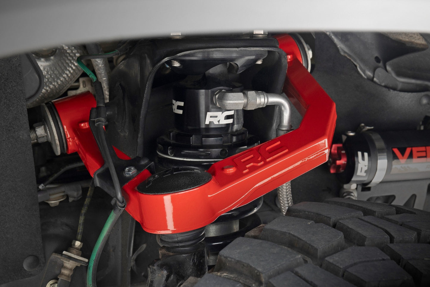 Fits 4Runner(10-24) Red Forged Upper Control Arms 3.5" Of Lift 74201ARED