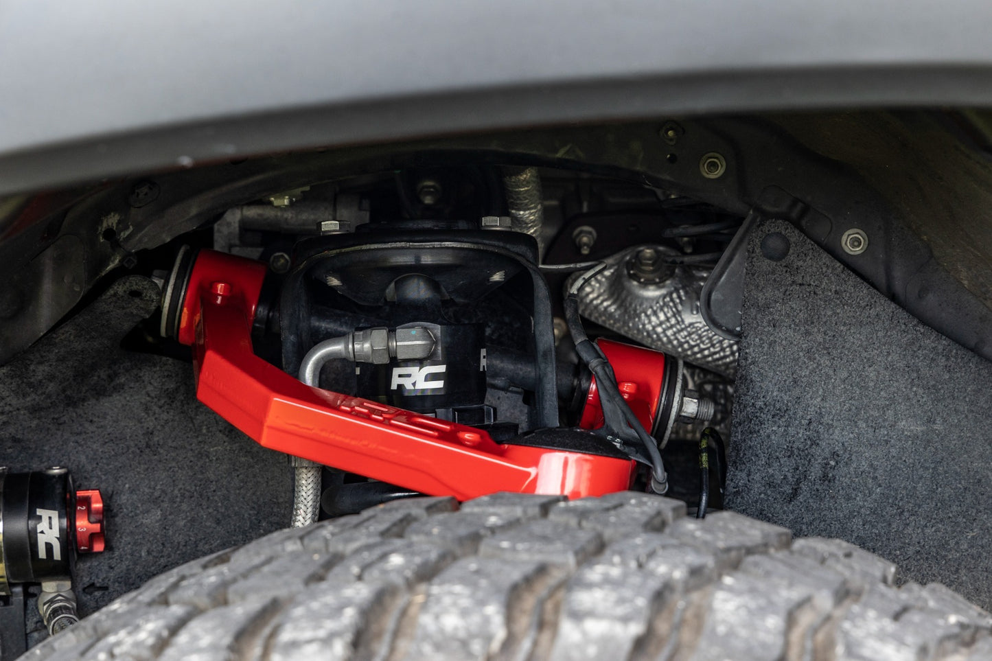 Fits 4Runner(10-24) Red Forged Upper Control Arms 3.5" Of Lift 74201ARED