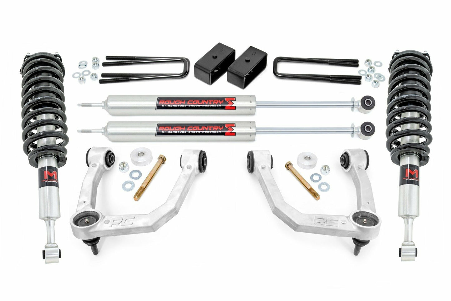 Fits Toyota Tacoma 4WD (2005-2023) 3.5 Inch Lift Kit; UCA; M1 Struts; 74240
