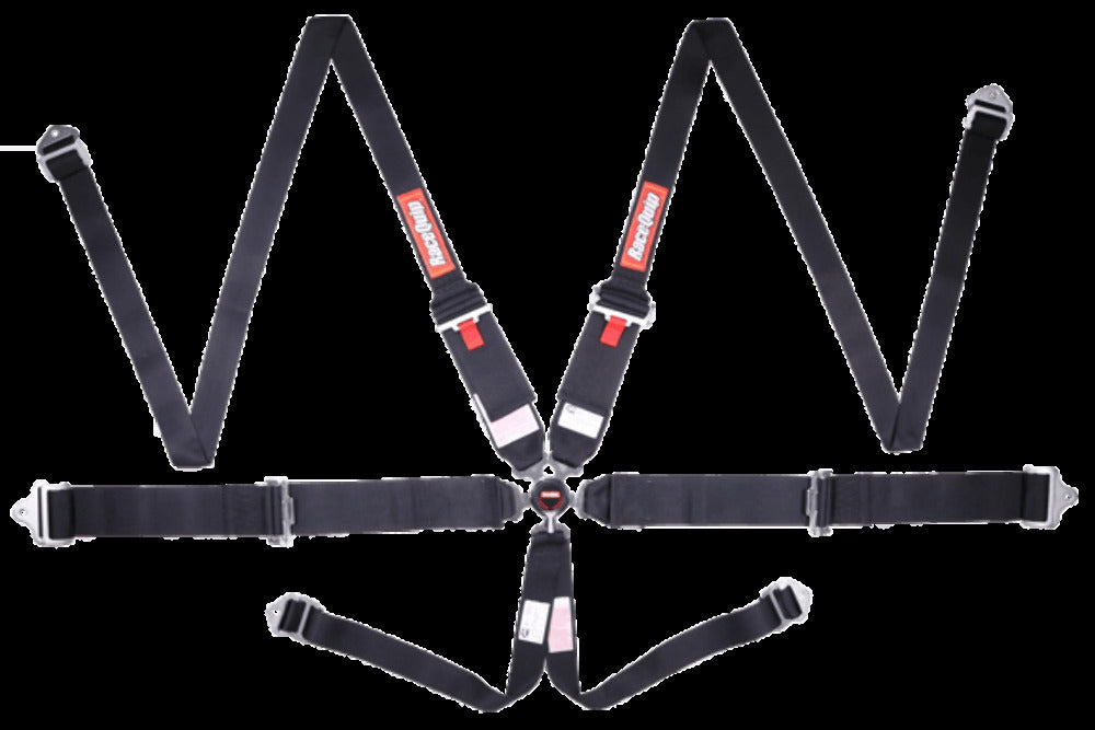 Sfi Camlock 6Pt Pu Lap Hnr Belts Blk - 747007RQP
