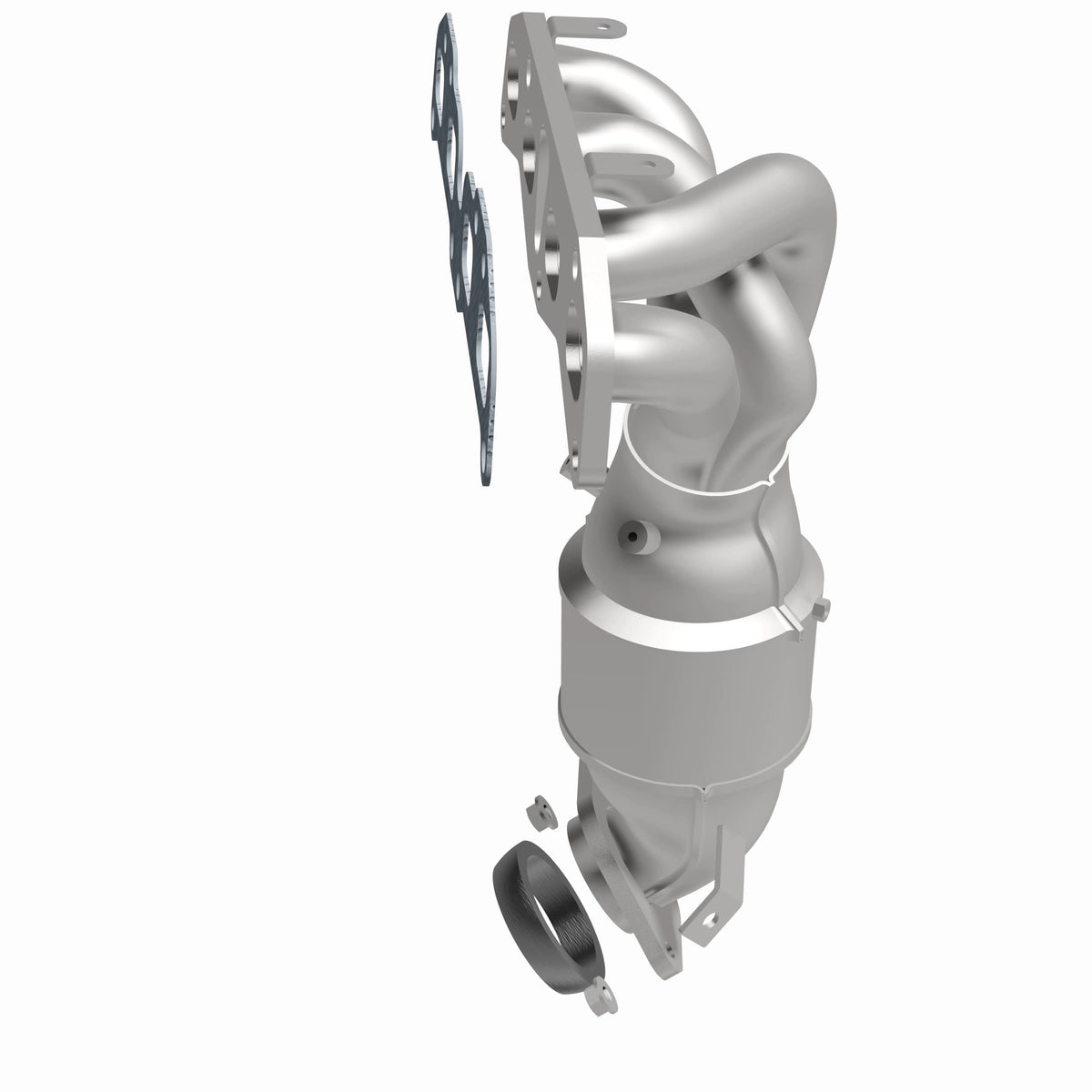 Catalytic Converter with Integrated Exhaust Manifold for HM Grade Federal / EPA Compliant Direct-Fit Manifold Catalytic