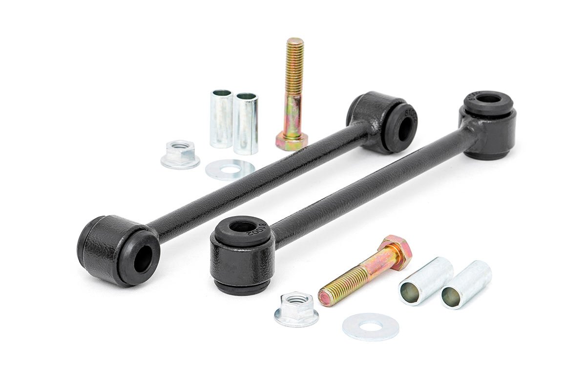 Fits Jeep Wrangler YJ 4WD (1987-1995) Sway Bar Links; Front; 7593