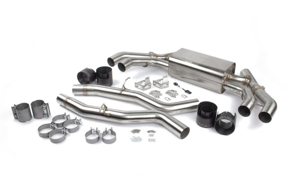Dinan Free Flow Axle-Back Exhaust for 2020-2025 BMW X3M/X4M D660-0086-BLK
