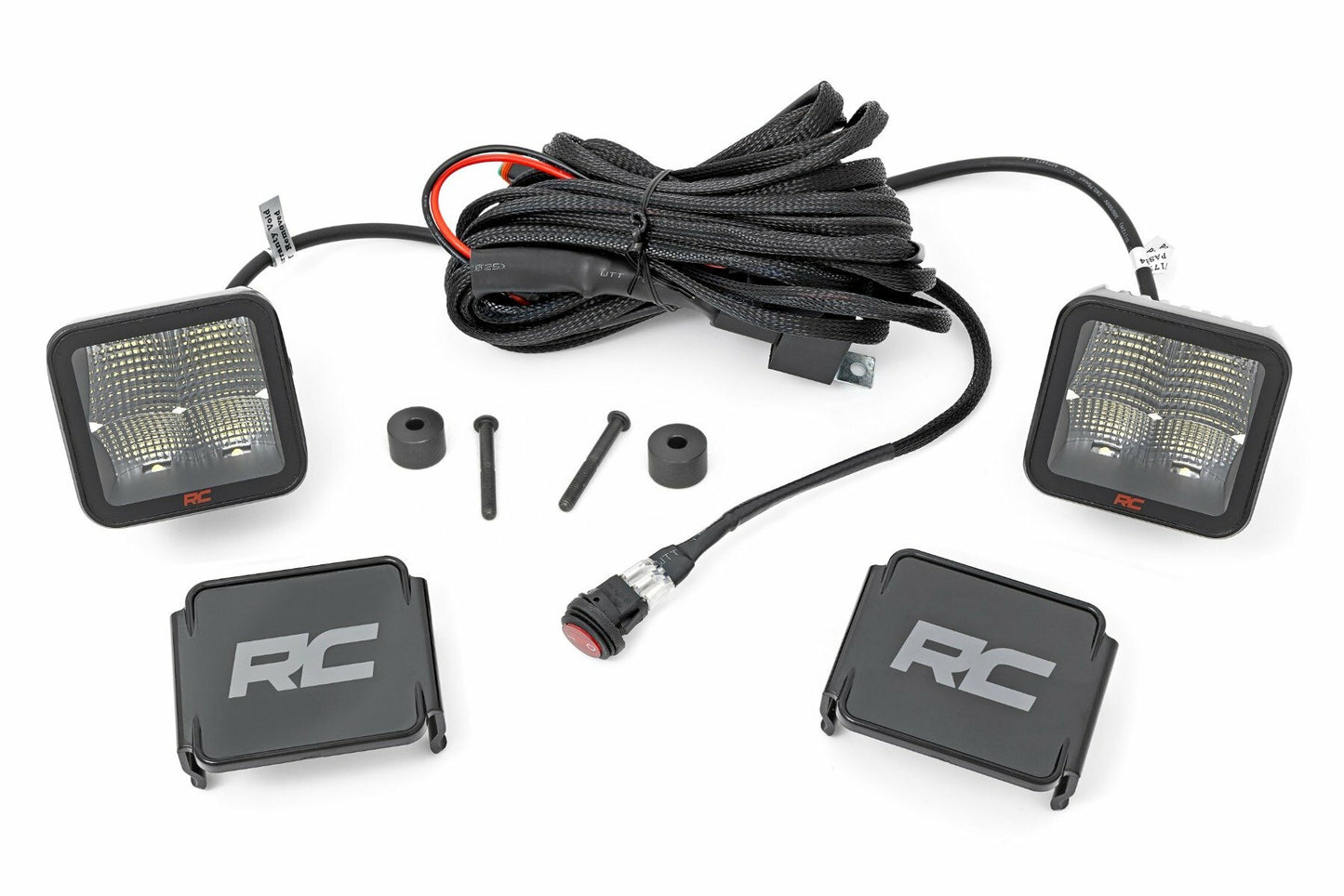Fits Jeep Gladiator JT (18-24) LED Light Kit Cowl Mount 2" Spectrum Pair 80062