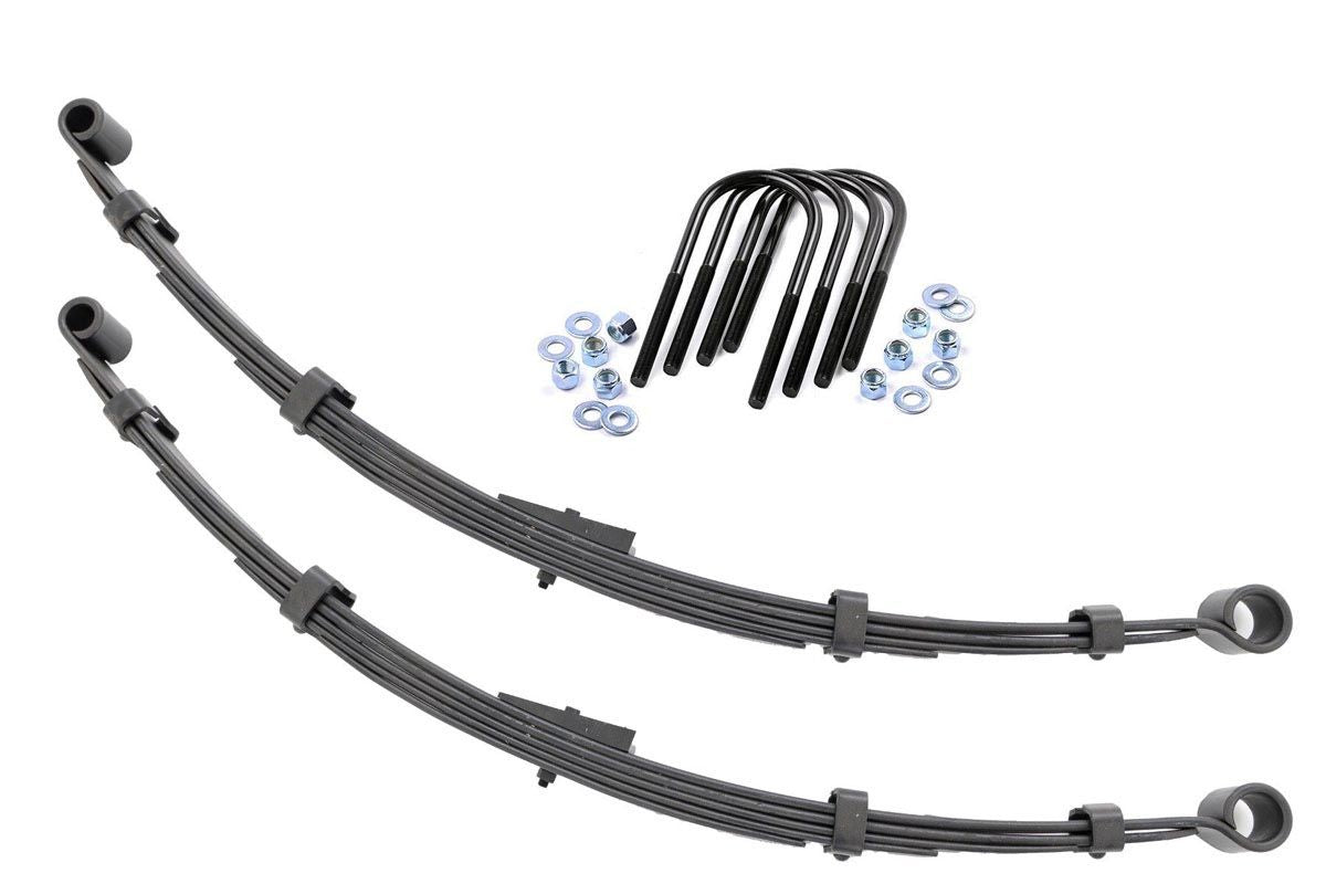 Fits Jeep CJ 5 4WD (1976-1983) Rear Leaf Springs; 2.5" Lift; Pair; 8008Kit