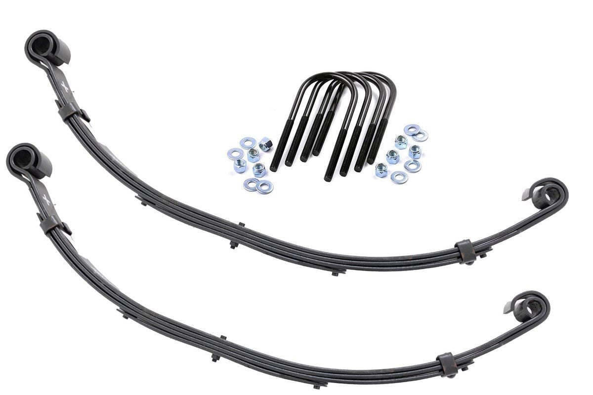 Fits Jeep CJ 5 4WD (1976-1983) Rear Leaf Springs; 4" Lift; Pair; 8020Kit
